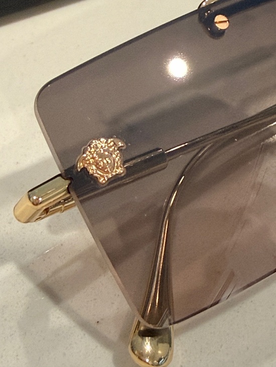 Versace *BRAND NEW* Full Set 0VE2245 Sunglasses Gold Frame, Gray Lenses, 60MM main image 8